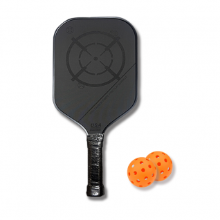 Available Shipping 16mm Honeycomb Core High Elastic Ball Paddle Frosted Surface Foam Filled Edge Pickleball Paddle