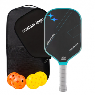 Best Selling OEM Factory Custom 100% Carbon Fiber Pickleball Rackets Composite pp Carbon Fiber T700 3k 18k Pickleball Paddle