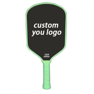 Pro Custom logo Pickleball Paddle Carbon Fiber Elongated 14mm Handle Hybrids Shape Usapa Approved Pickleball Paddles