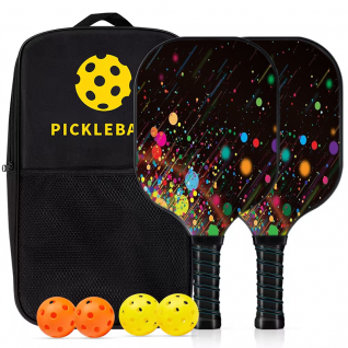 High Quality Padel Rackets TPU Edge Frosted Surface Carbon Fiber Pickleball Paddle