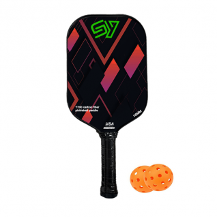 SY-factory Professional Sports Durable Pickleball Rackets Carbon Fiber Face and pp Honeycomb Core Pickleball Paddle