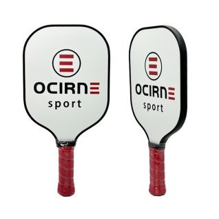 Flat Head Pickleball Rackets Thermoformed Comfort Durable 0.6in Inner Core 100% Carbon Fiber Pickleball Paddle