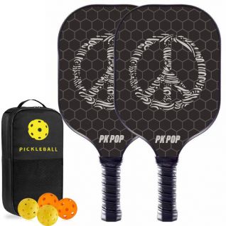 Pickleball Racket Fiberglass PP Honeycomb Core Light Sports Fiberglass Pickle Paddle