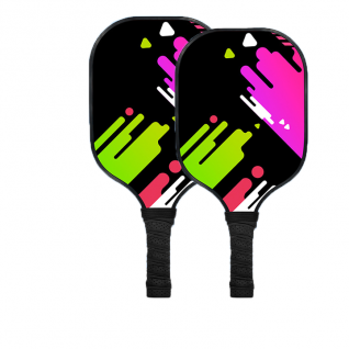 Red Green Glass Fiber PickleBalls Paddle PP Honeycomb Core High Quality Sports Fiberglass Pickleball Rackets