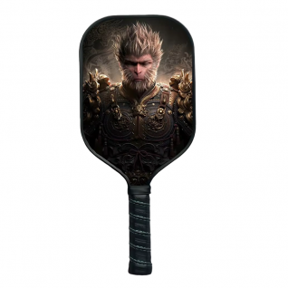 Pickleball Paddle with Customize Print Fiberglass Set OEM 5.5 Inches Handle Composite16mm PP Core Paddle Rackets