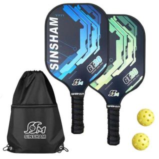Wholesale Customized High-quality Fiberglass Pickleball Paddle Set Usapa Polymer Honeycomb Core Paddle