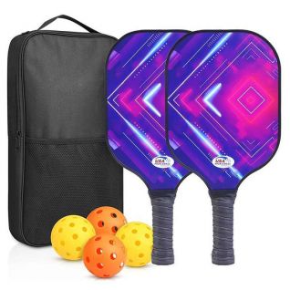 High Quality USAPA Approved Fiberglass Pickleball Set Pickleball Paddles Fiberglass Pick Racket