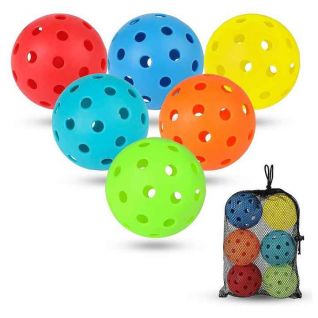 Hot Sales 40 Hole Pickleball Injection Molded PE Super Hard Rotational Molding Ball European American Pickleball Customization