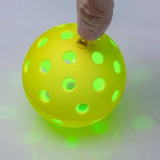 LED Light up Pickleball Balls 40-hole Pickleballs for Outdoor Pickle Ball Hard Bounce High Elasticity USAPA
