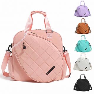 Men's Women's New Nylon Tennis Badminton Racket Bag Large Capacity Adult Crossbody Handbag Shoulder Crossbody Sports Bag