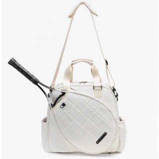 Men's and Women's Nylon Sports Bag Adult Badminton Crossbody Handbag with Large Capacity Foldable for Tennis Racket Storage