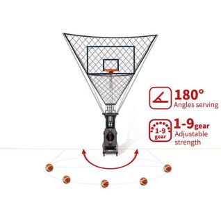 New Multiple Angle Trainer Smart APP&Remote Control Automatic Basketball Shooting Throwing Machine Professional Training