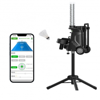Wholesale Mini Automatic Badminton Ball Machine for Training Practice With App Control