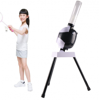 Portable Auto Launcher Sport Training Can Custom Logo Multi-angles the Lifting Bracket Badminton Ball Machine