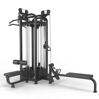 Factory Professional 4 People Station Chest Bench Press Strength Training Multi-function Crossover Comprehensive Exercise