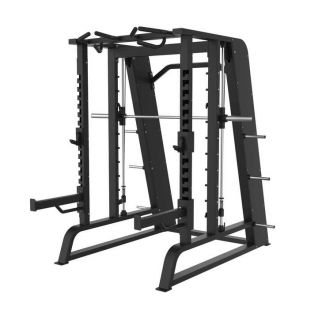 Factory Professional Smith Machine Commercial Power Cage Squat Rack Multi Function Cable Crossover Trainer Strength Exercise