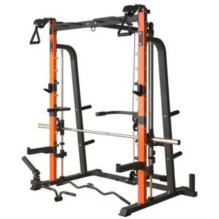Factory Popular Smith Machine Commercial Power Cage Squat Rack Cable Crossover Trainer Gantry Rack Strength Exercise