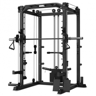 Professional Gym Smith Machine Commercial Fitness Equipment Power Cage Bird Gantry Squat Rack Comprehensive Trainer