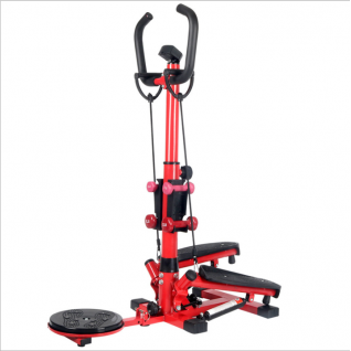 Aerobic Training Multifunctional Stepper Fitness Home Mini Pedal Exercise Aerobic Training with Resistance Band