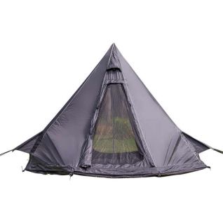 Outdoor Double Layer Camping Tent Waterproof Indian Pyramid Tent with Windproof & Breathable Triangular Design