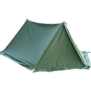 1-2 Person Cotton Fabric Hiking Shelter Tent Multi-functional for Outdoor Camping