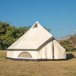 Waterproof Cotton Canvas Family Bell Tent for Camping Outdoor Pyramid Tent Polyester Cotton Tent