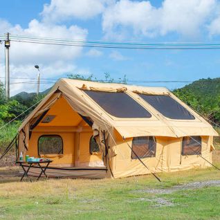Outdoor Inflatable Tent Large Size Camping Tent 2 Rooms Heavy Duty Glamping House air Tent