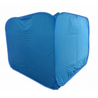 Portable Emergency Refugee Shelter Cubicle Pop up Foldable Indoor Relief Room Tent with a Zipper Open Mosqueto Mesh Net on Top