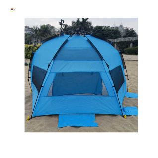 New Style UPF 50 Light Sunshade Pop up Beach Tent Portable Premium Outdoor Shade Sun Shelter with Sand Shovel Waterproof