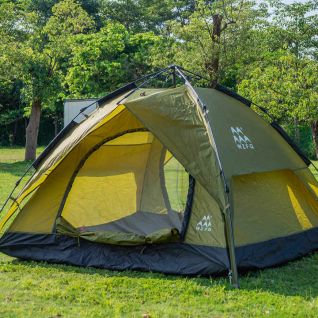 3-4 Person Waterproof Pop-up Tent Easy Automatic Set-up for Outdoor Camping