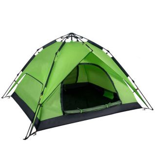Pop up Tent Outdoor Camping 3-4 Person Glamping High Quality Waterproof Beach Tent Automatic Family Mosquito Net Easy Setup
