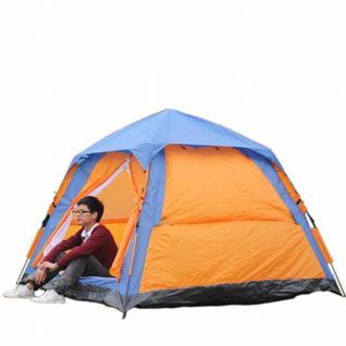 Great Outdoor Works Umbrella Pop up Auto Camping Round Screen Tent House
