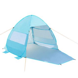 Lightweight Pop-up Outdoor Sun-Proof Beach Tent for 1-2 Persons for Summer Play with Steel Wire Construction