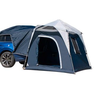 4-Person SUV Tent with Porch, 2-in-1 Car Camping Tent, Water-Resistant & Windproof, Outdoor Adventures