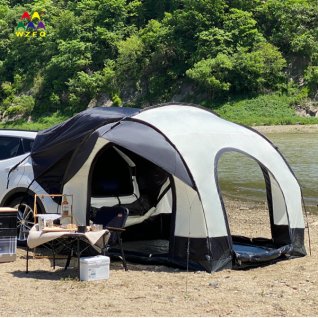 Custom Outdoor Travel Camping Parking Foldable SUV Tailgate Hatchback Tent Car Rear Tent