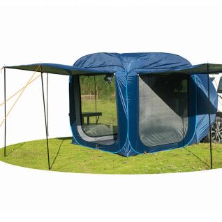 Custom Big Family Outgoing SUV Tailgate Tent Outdoor Folding Car Rear Tent Automatic Tents Camping Outdoor Pop up Tant