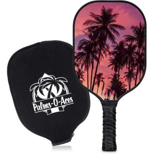 China Factory Price Graphite Pickleball Paddle with Cover Meets USAPA Specs Lightweight & Durable Racket Rough-Grit Graphite F