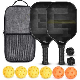 Pickleball Paddles Power Toray T700 Tiny Rough Texture Surface Spin Control Custom OEM Cushion Comfort Grip