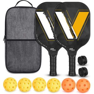 China Factory Price Graphite Rackets with Cushion Comfort Grip Rough-Grit Graphite Face for Enhanced Spin