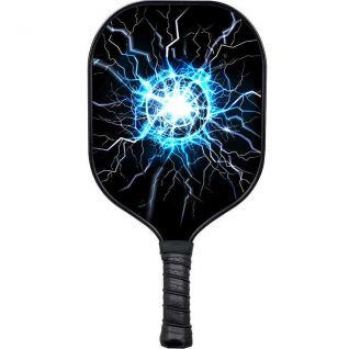 Lightweight Pickleball Paddle Designed with Polypropylene HoneycombCore, Fiberglass Hitting Surface and Soft Cushion Breathable