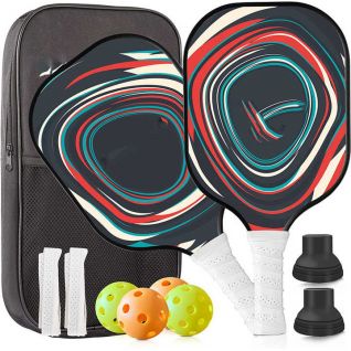 Pickleball Paddles Fiberglass Honeycomb Core Pickle Ball Raquette Constructed of Fiberglass with Polypropylene Honeycomb Core