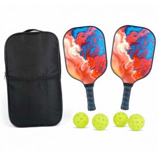 High Quality Usapa Approved Graphite Carbon Fiber Pickleball Racket Set of Two Pickleball Paddles