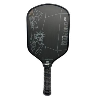 Double Black Diamond Liberty Power Spin Control Raw Toray T700 Carbon Fiber Hot Press USAPA Approved Pickleball Paddle