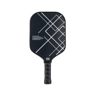 Pickleball Paddle Fiberglass Red Silicone Overgrip With Holes Fibreglass Rough Surface Carbon Fiber Pickleball Paddle