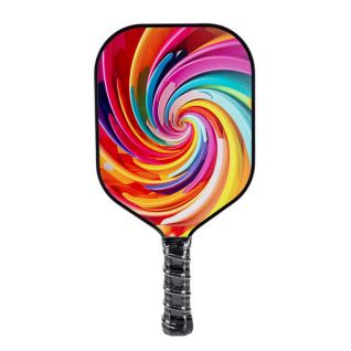 Sublimation Pickle Ball Paddle Fiberglass Shape Grater Machine With Remote Rough Surface Carbon Fiber Pickleball Paddle