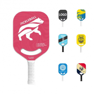 New Arrival Custom Edgeless Pickleball Paddle Rough Carbon Fiber with Honeycomb Core USAPA Certified for Sport and Outdoor Use