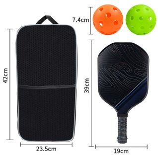 Pattern Customization Pickleball Paddle Set Usapa Carbon Fiber PP Honeycomb Pickleball Paddles With Bag Full Set