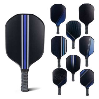 New Design Carbon Fiber Pickleball Paddle Round Dteardrop Shape Carbon Racchetta Raquetas Paddle Padel Racket