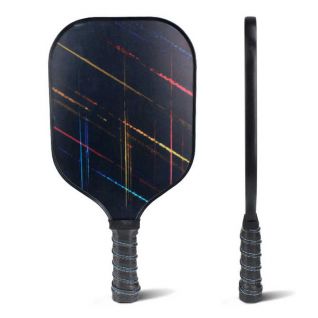 Free Design Surface Pattern Fiber Glass Paddle Rackets With Anti-slip Sweat-absorbing Grip Pickleball Paddle