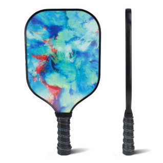 Low MOQ Glass Fiber Customize logo on Bottom Cover Surface Pickle Ball Paddle Honeycomb Graphite Pickleball Paddle Racket